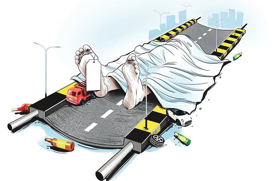 ஜம்மு-காஷ்மீரில்  கார்-லாரி மோதல்: 4 பேர் பலி  