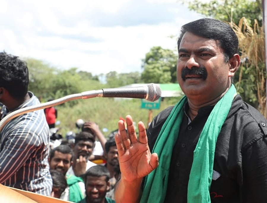 விவசாயிகள் மீது பொய் வழக்கு:  சீமான் கண்டனம்