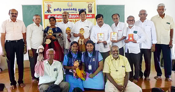 சிவன்மலை ஜேசீஸ் மெட்ரிக். பள்ளியில் திருக்கு திருப்பணிகள்