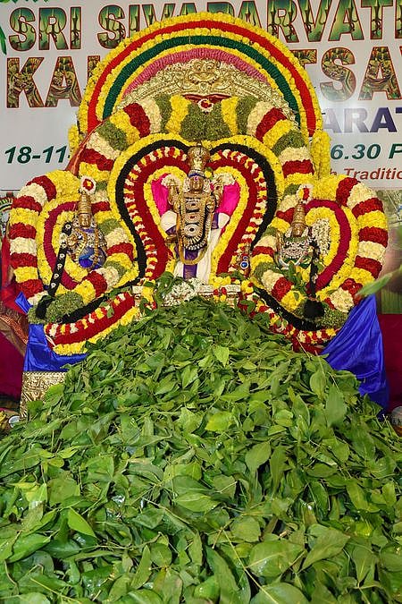 திருப்பதி கபிலேஸ்வர சுவாமி கோயிலில் லட்ச வில்வாா்ச்சனை