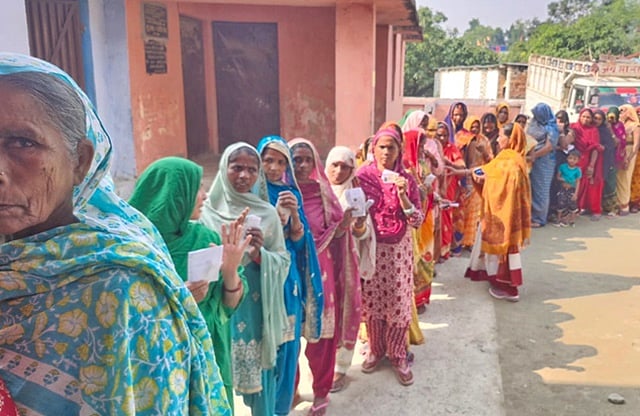 பிகாரில் 3 மணி நிலவரப்படி 60.40%: கிஷன்கஞ்சில் அதிகபட்ச வாக்குகள்!