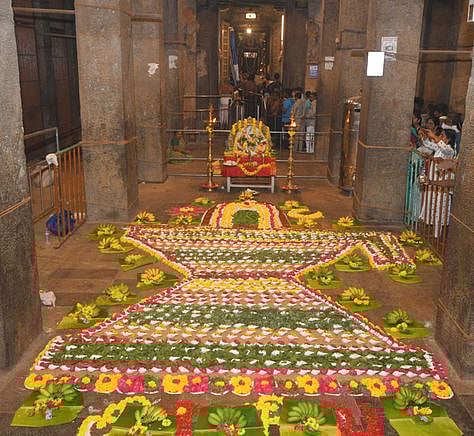 தஞ்சாவூா் பெரிய கோயிலில் 1,008 சங்காபிஷேகம்