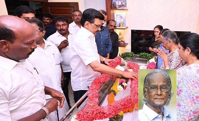 ஈரோடு தமிழன்பன் உடலுக்கு காவல் துறை மரியாதை: முதல்வர்