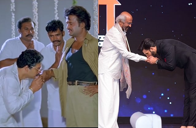 எப்போதும் பாட்ஷா! ரஜினியை முத்தமிட்ட ரன்வீர் சிங் - வைரல் விடியோ!