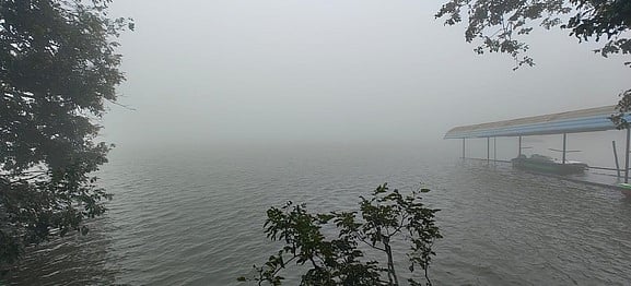 ஏலகிரியில் தொடா் மழை: படகு இல்லத்துக்கு விடுமுறை!