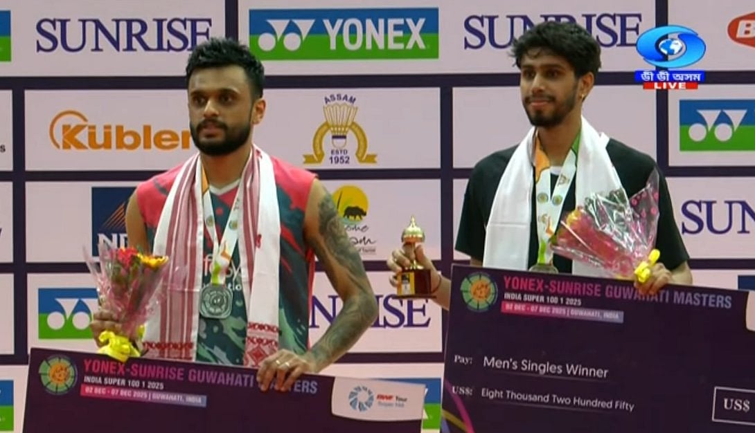 குவாஹாட்டி மாஸ்டா்ஸ் பாட்மின்டன்: சன்ஸ்கா் சரஸ்வத் சாம்பியன்!