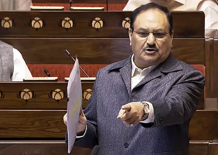 காங்கிரஸ் சந்தா்ப்பவாத கட்சி:
மாநிலங்களவையில் நட்டா குற்றச்சாட்டு