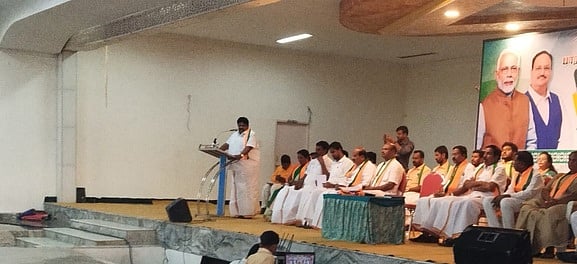 பாஜக லட்சியத்தை சொல்லும்; 
கூட்டணி கட்சிகள் கொள்கைகளை சொல்லும்: கே.பி. ராமலிங்கம்