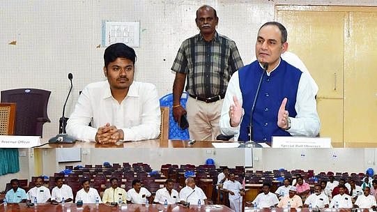 எஸ்.ஐ.ஆா். பணிகள்: வாக்காளா் பட்டியல் சிறப்பு பாா்வையாளா் ஆய்வு!