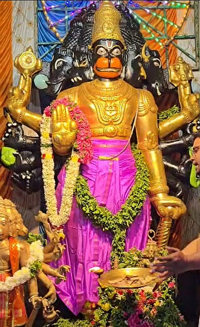 பஞ்சமுக ஆஞ்சனேயர் கோயிலில் அனுமன் ஜெயந்தி விழா!