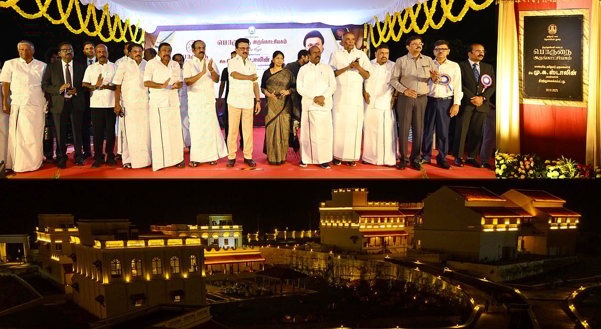 பொருநை அருங்காட்சியகத்தை திறந்து வைத்தாா் முதல்வர்!