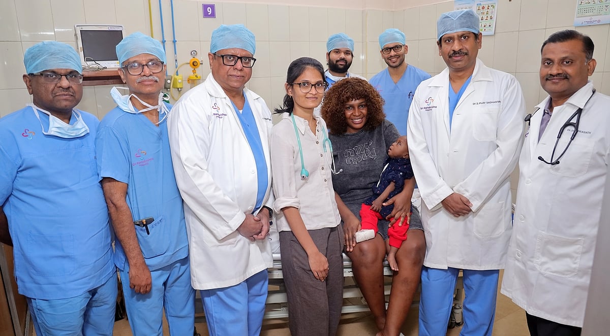 ஸ்ரீ ராமகிருஷ்ணா மருத்துவமனையில் நைஜீரியா குழந்தைக்கு இருதய அறுவை சிகிச்சை