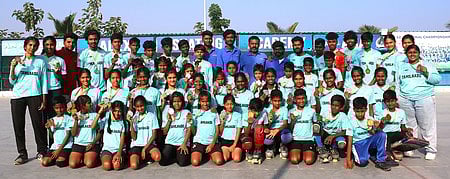 போட்டியில் வென்ற வீரா்கள், 
வீராங்கனைகளுக்கு வரவேற்பு