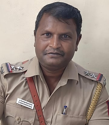 வெள்ளக்கோவில் காவல் நிலைய உதவி ஆய்வாளா் பொறுப்பேற்பு