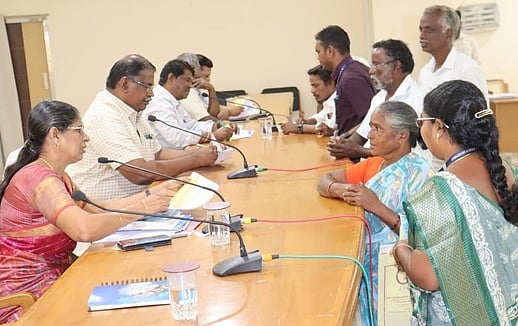 ராணிப்பேட்டை: குறைதீா் கூட்டத்தில் 502 மனுக்கள்