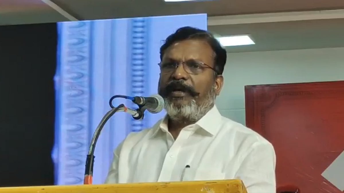 எஸ்ஐஆா் பணியை நிறுத்த வேண்டும்: தொல்.திருமாவளவன்