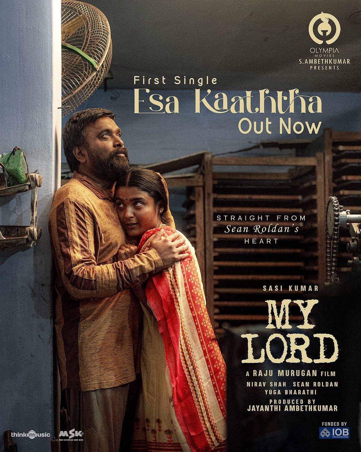 சின்மயி குரலில்! சசி குமாரின் மை லார்ட் படத்தின் முதல் பாடல்!