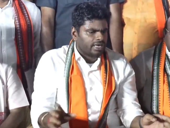 விஜய் நியாயத்தைப் பேச வேண்டும்: அண்ணாமலை பேட்டி