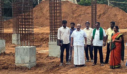 ஊராட்சி ஒன்றிய அலுவலக கட்டட கட்டுமானப் பணி: எம்எல்ஏ ஆய்வு